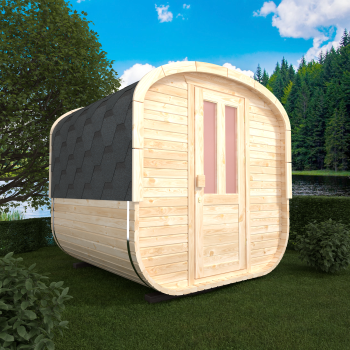Fasssauna / Gartensauna / Banja / Quadro 2,0 m